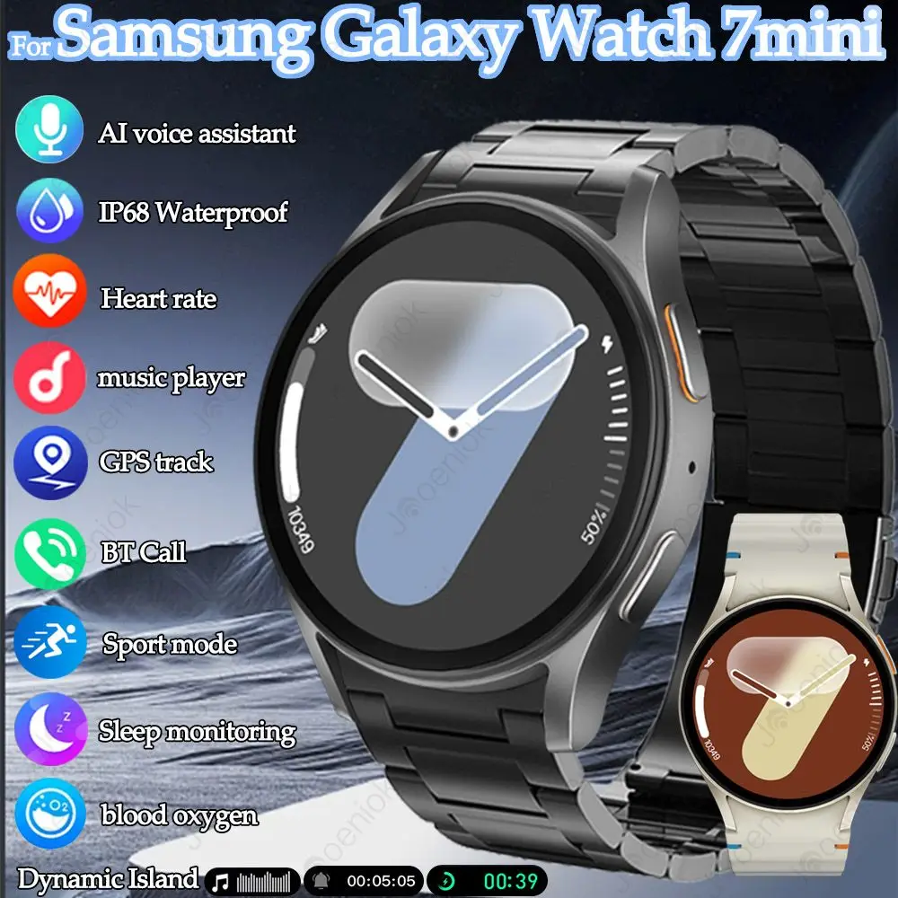 

For Samsung Galaxy Watch 7 mini NFC access control Bluetooth wireless call Motion data monitoring Smartwatch Men Women New 2024