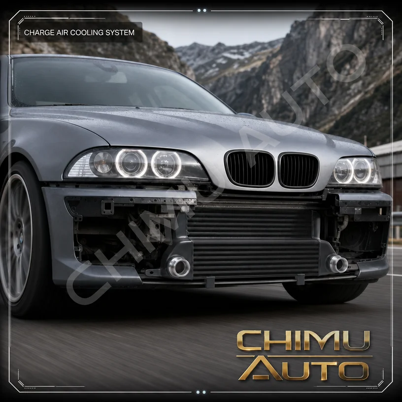 【CHIMU AUTO】For BMW E60 E61 E63 E64 525d 530d 535d 635d Intercooler Upgrade Black