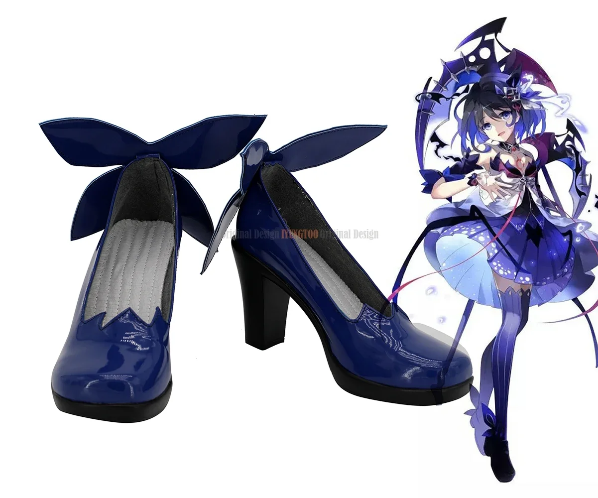 

Seele Vollerei Shoes Cosplay Honkai Impact 2nd Seele Vollerei Cosplay Shoes Blue High Heel Boots Anime