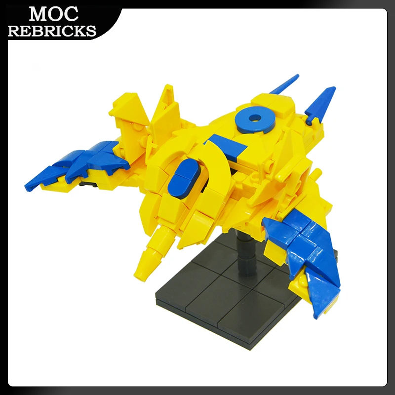 Fantasy Robot Assemble Phoenix Fighter Children For Assembly MOC Building Block Brick Toys DIY Model Boy Birthday Gifts