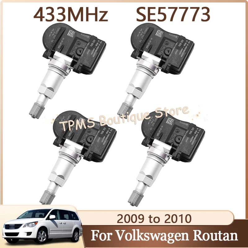

Tyre Pressure Sensor TPMS SE57773 TPMS Sensors Set Of 4 433MHz For Volkswagen Routan Chrysler 300 Sebring Dodge Charger Journey