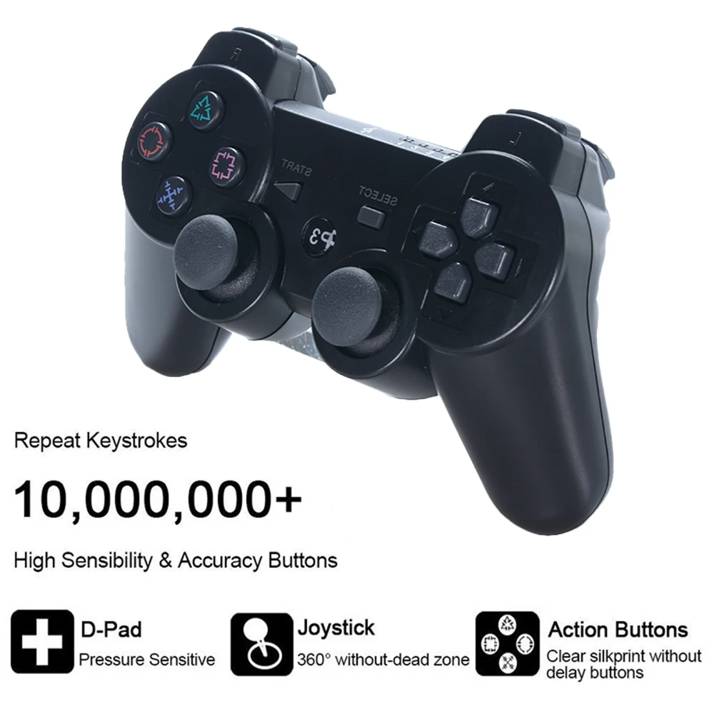 For SONY PS3 Controller Support Bluetooth Wireless Gamepad for Play Station 3 Joystick Console for PS3 Controle For PC