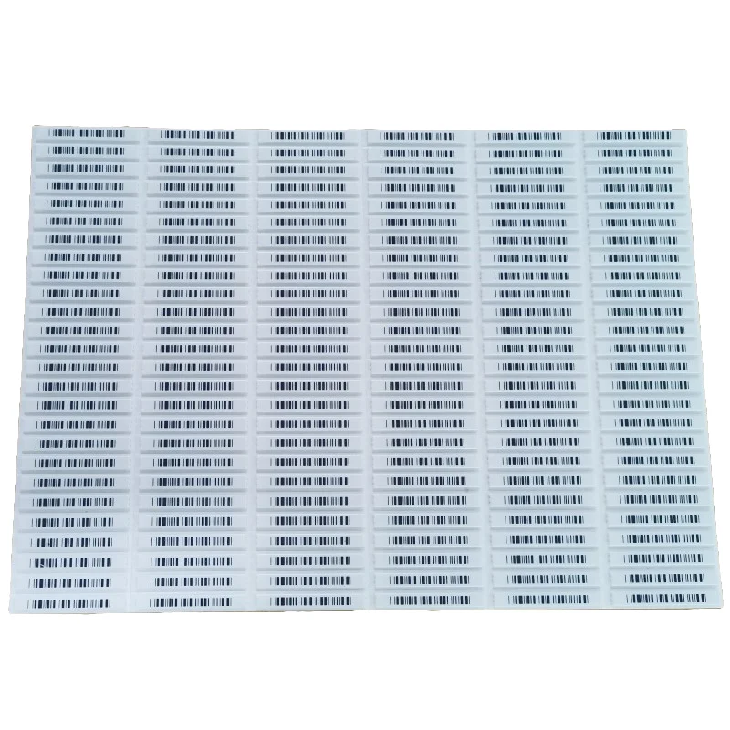 1000 Stuks Retail Anti-Diefstal Zelfklevend Am Soft Label 7Mm Eas 58Khz Security Barcode Alarm Label