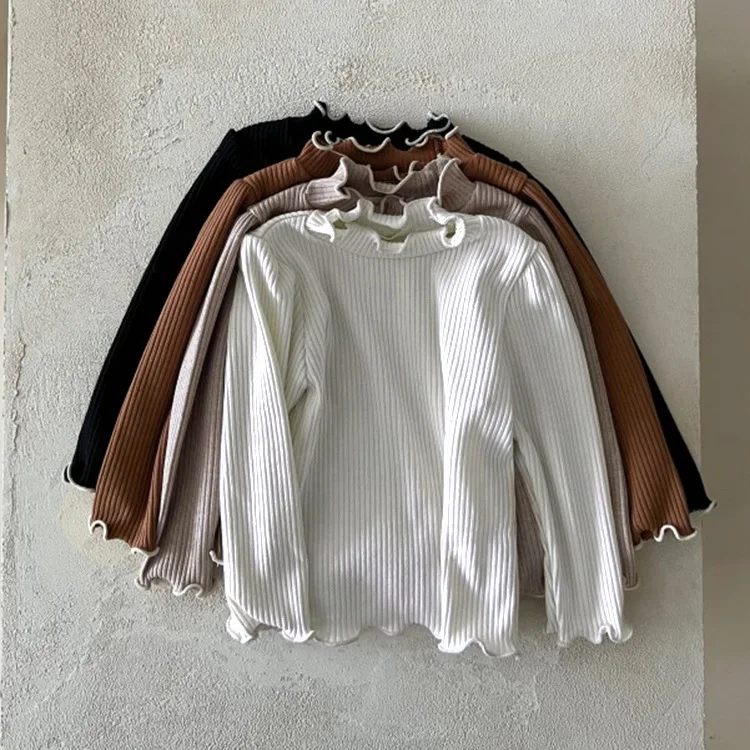 2026 Autumn New Baby Long Sleeve T Shirts Cotton Infant Casual T Shirts Newborn Bottoming Shirts Toddler Girl Tops 0-24M