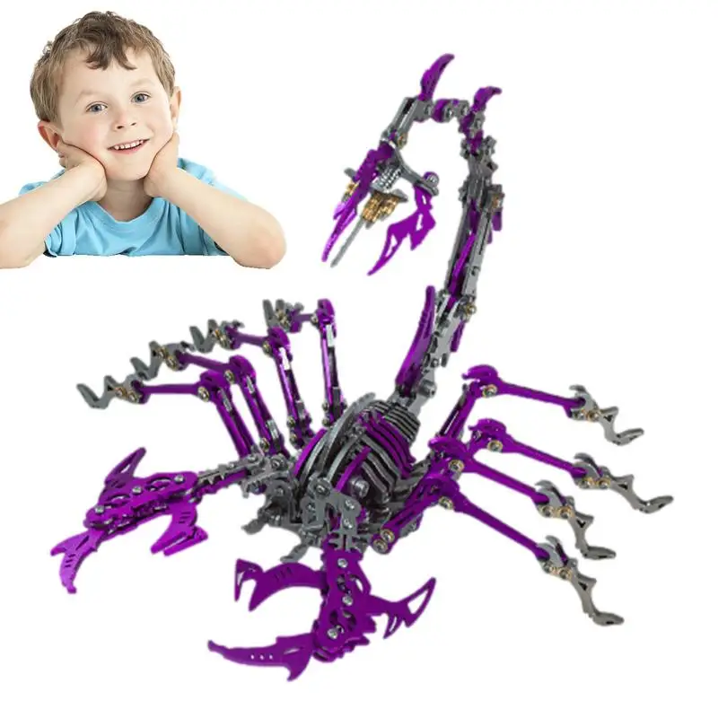 

Metal Puzzles For Adults Assembled Realistic Scorpion With Movable Joint Puzzle Toys Realistic Scorpion With Movable Joint Model