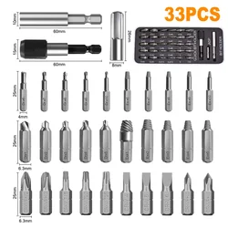 Damaged Screw Extractor Remover Drill Bit Set Disassemble Screws Bolt Stud Slip Teeth Demolish Stripped Broken Remover Tools