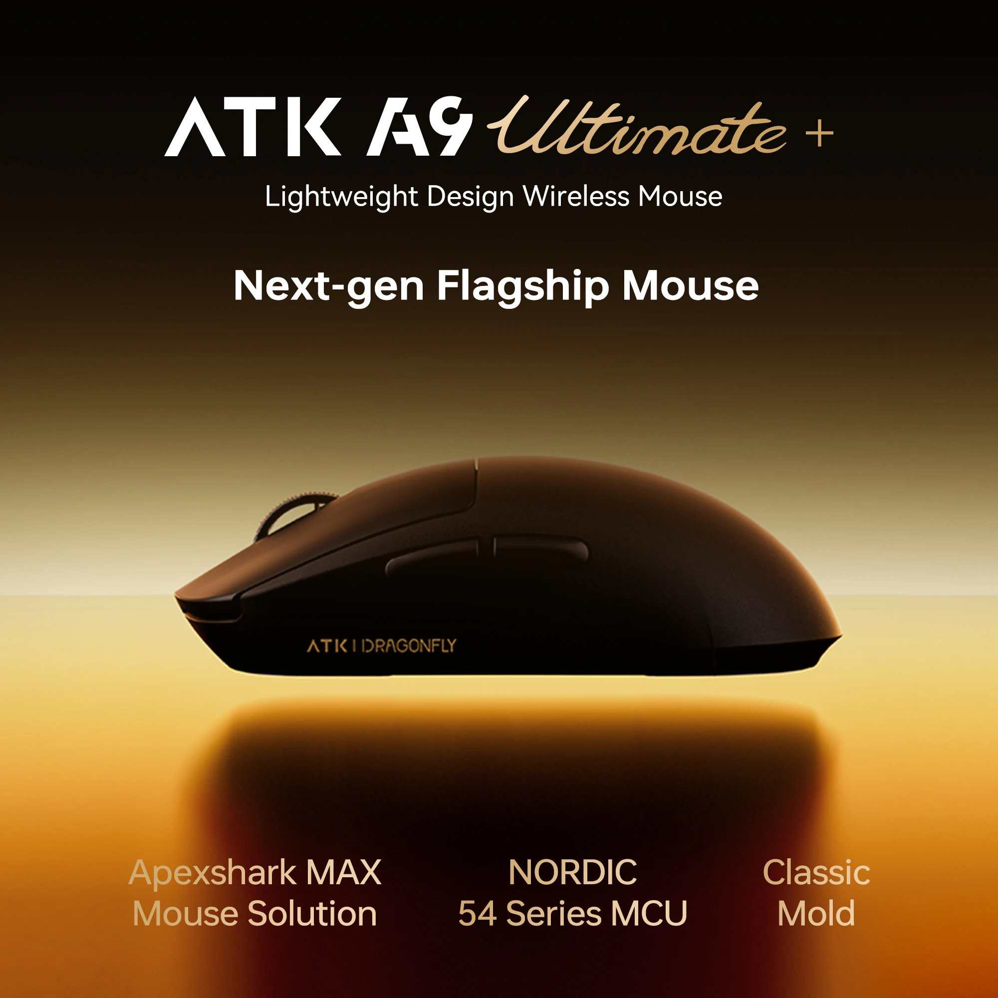 ATK Dragonfly A9 MINI Ultimate Gaming Mouse Wireless Bluetooth 39g