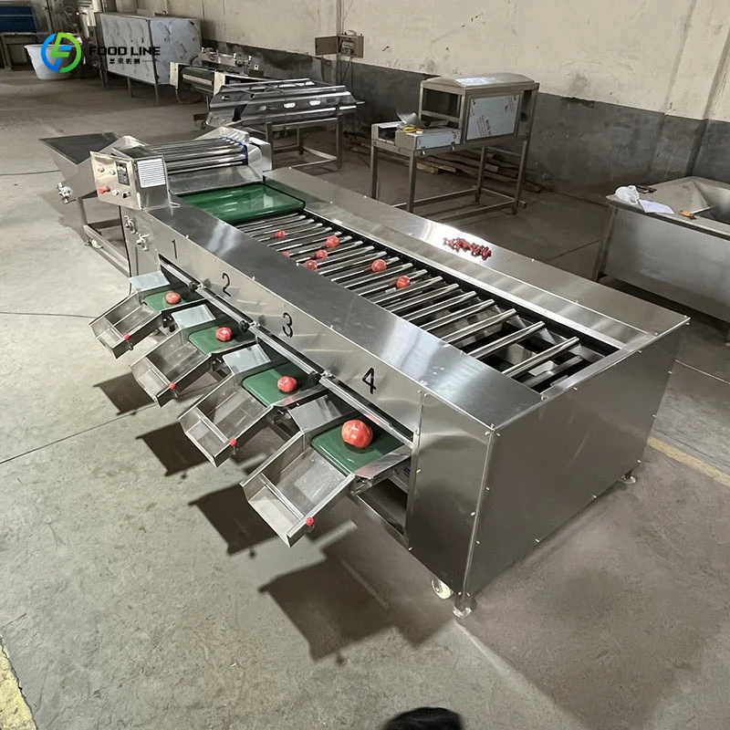 High Efficiency Intelligent Grading Unit Fruit and Vegetable Sorting Machine FL Customized