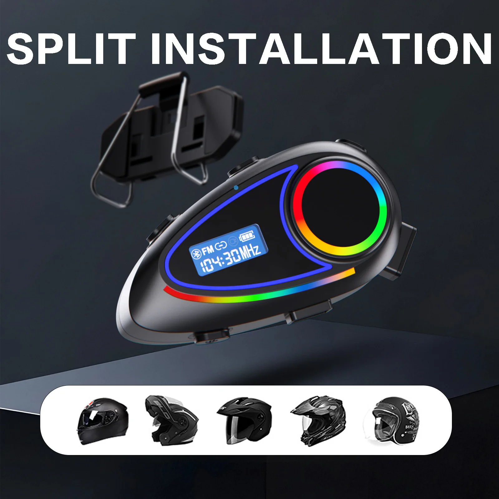 

Motorcycle Earphones Helmet Headset Bluetooth 5.4 Headphones Wireless Motor Headset Bike Earphone Handsfree Stereo Earbud