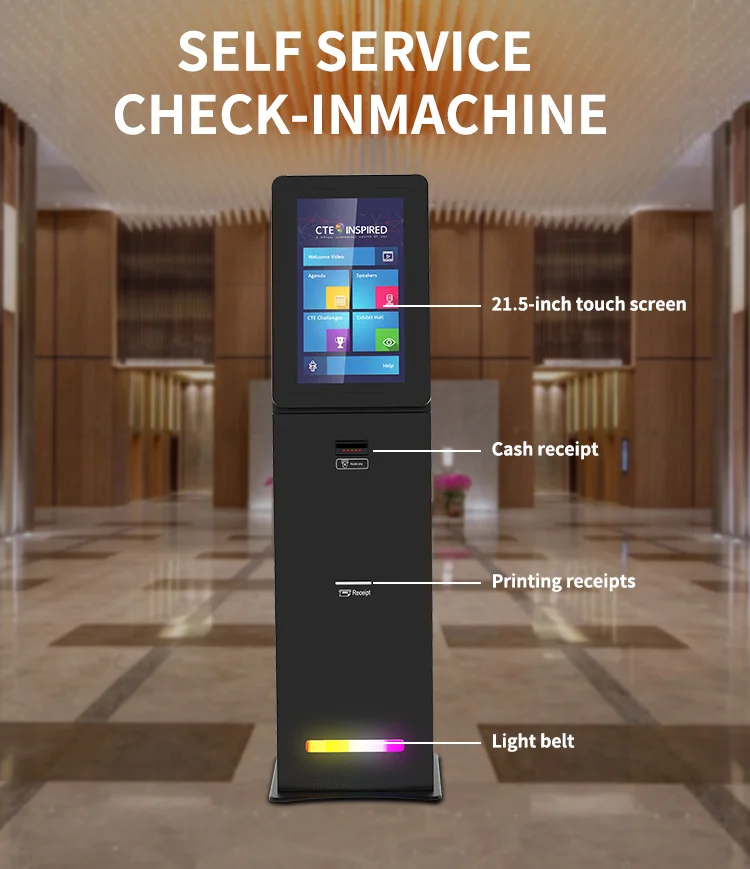 Cash Acceptor Payment Kiosk Self Check in Kiosk Payment Cash Hotel Payment Kiosk Bill Collector