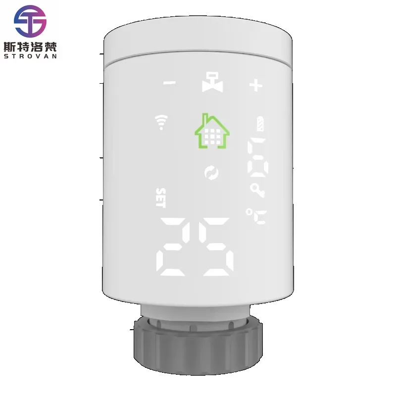 

Умный термостат для радиатора Zigbee, дополнительный модуль для многокомнатного управления, интеллектуальный контроллер отопления