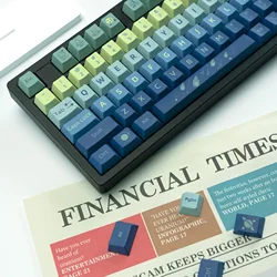 XVX Outer Space Theme Blue Gradient Keycap PBT Cherry Profile Keycaps 134 keys Dye Sublimation Keyboard Keycaps DIY Key Cap Set