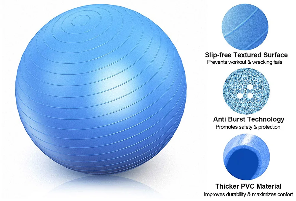 95cm big size Sport Yoga Ball Fitness Gym Fitball Exercise Pilates Workout Balance Ball