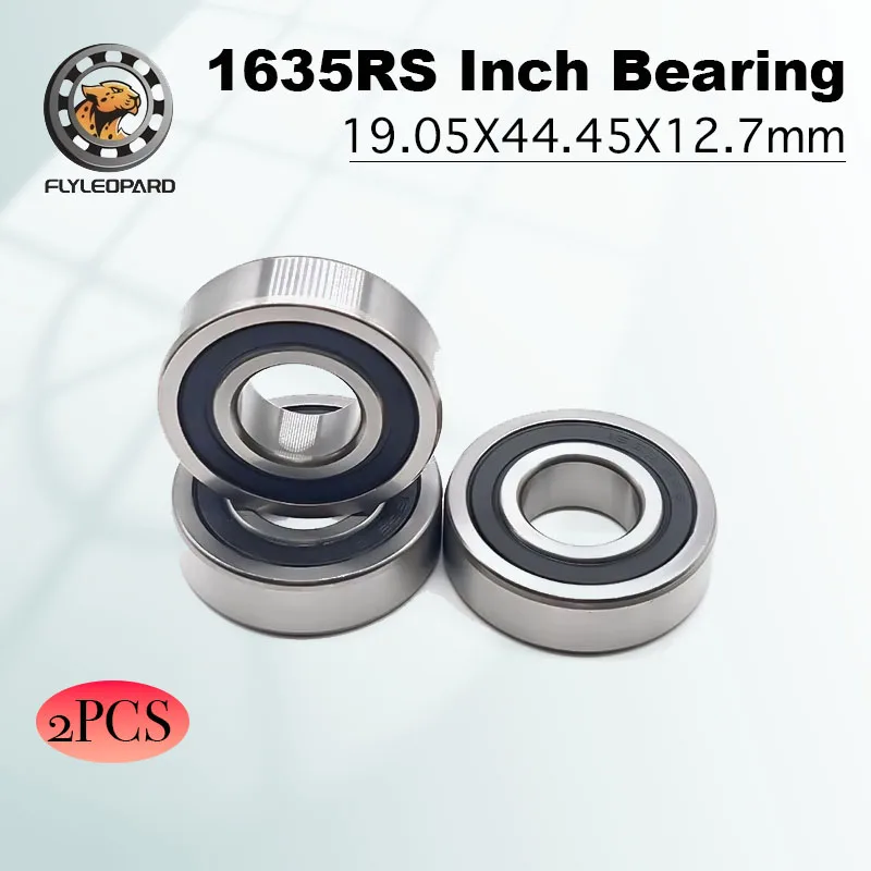 (2 peças) rolamento de esferas radial de 1635rs, 19.05x44.45x12.7mm, 1635 rs 3/4 "x 1 3/4" x 1/2 "polegadas