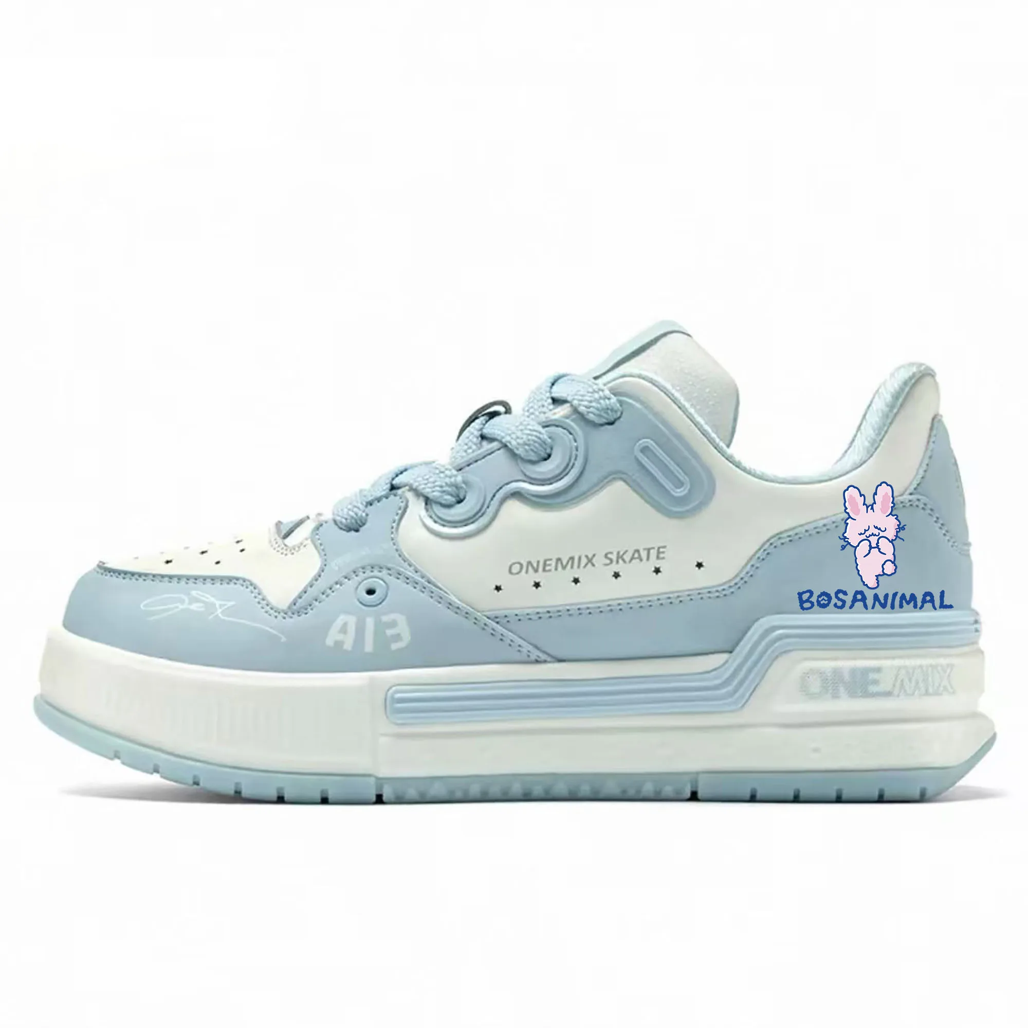 

ONEMIX Sanrio Bosanimal Shock Absorbing Board Shoe Womens Mens Anti Shock Comfortable Sports Casual Durable Tailor Made Footwear