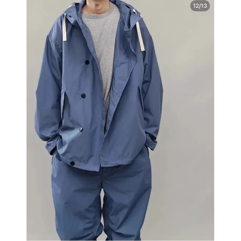 

NANAMICA уличная функциональная ветрозащитная свободная куртка с оптоэлектронным капюшоном M51