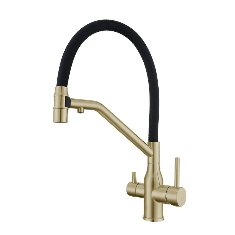 Factory Hot Cold Mixer Stainless Steel Water Purifier Faucet 3 Way Filter Purifier Water Tap For Kitchen