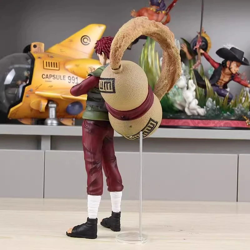 30cm nova naruto anime figura gaara periférico pvc modelo cena estátua decoração de mesa ornamentos crianças presentes aniversário brinquedos