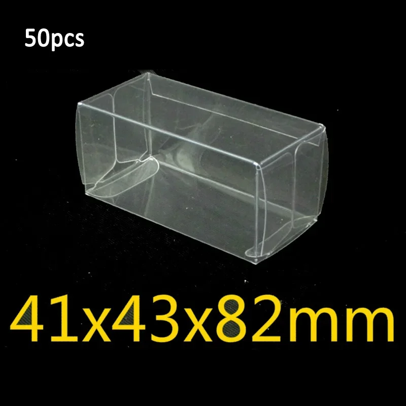 20/25/50pcs 1:64 Toy Car Tree Figure Landscape Railway Model Mini Model PVC Protective Box Display Box 41*43*82mm