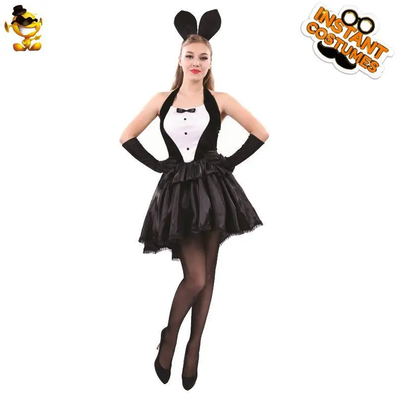 Bla Tailcoat loween أداء المرحلة زي المرأة الساحر زي أرنب فتاة الزي أواخر الخريف KTV ثوب مسائي