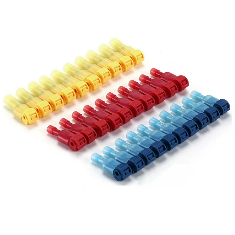 -ESTR النمل المشبك T-نوع خط غير كسر الخط الرئيسي فرع موصل 480 قطعة النايلون إدراج محطة الصحافة الباردة #5