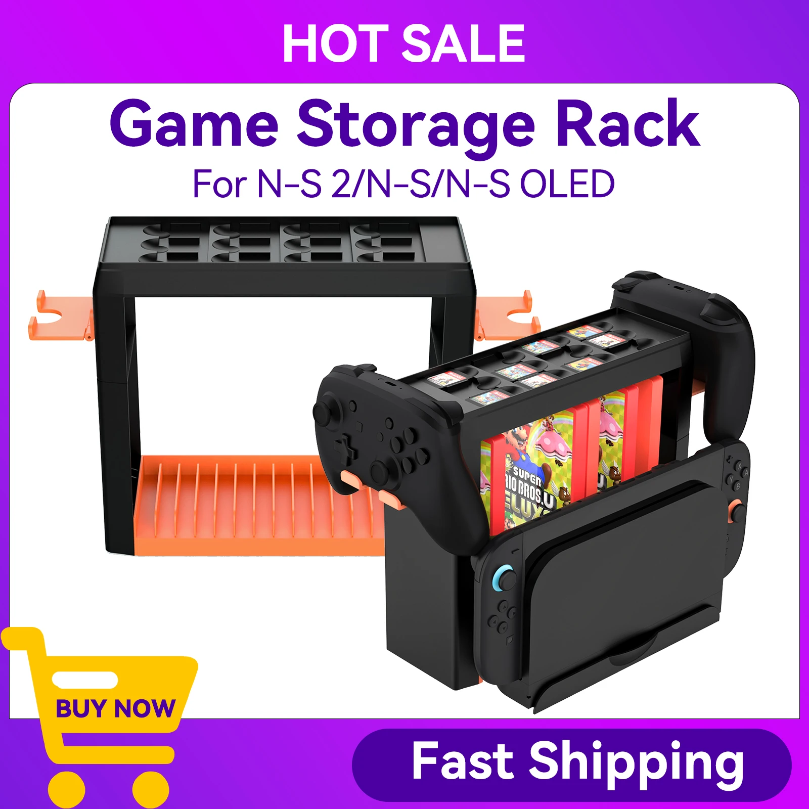 Game Storage Rack C… - image
