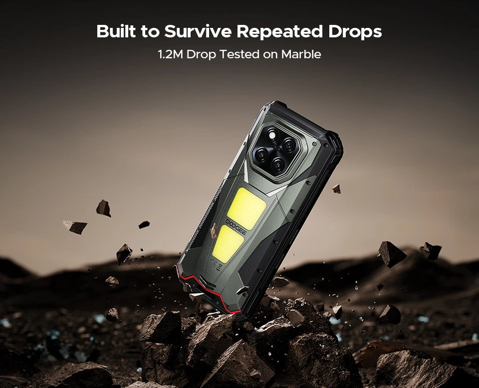 Global Version DOOGEE V Max Play 5G Projector Rugged Phone 6.78" 20500mAh Battery Dual Camping lights Dimensity 7300 NFC Phone