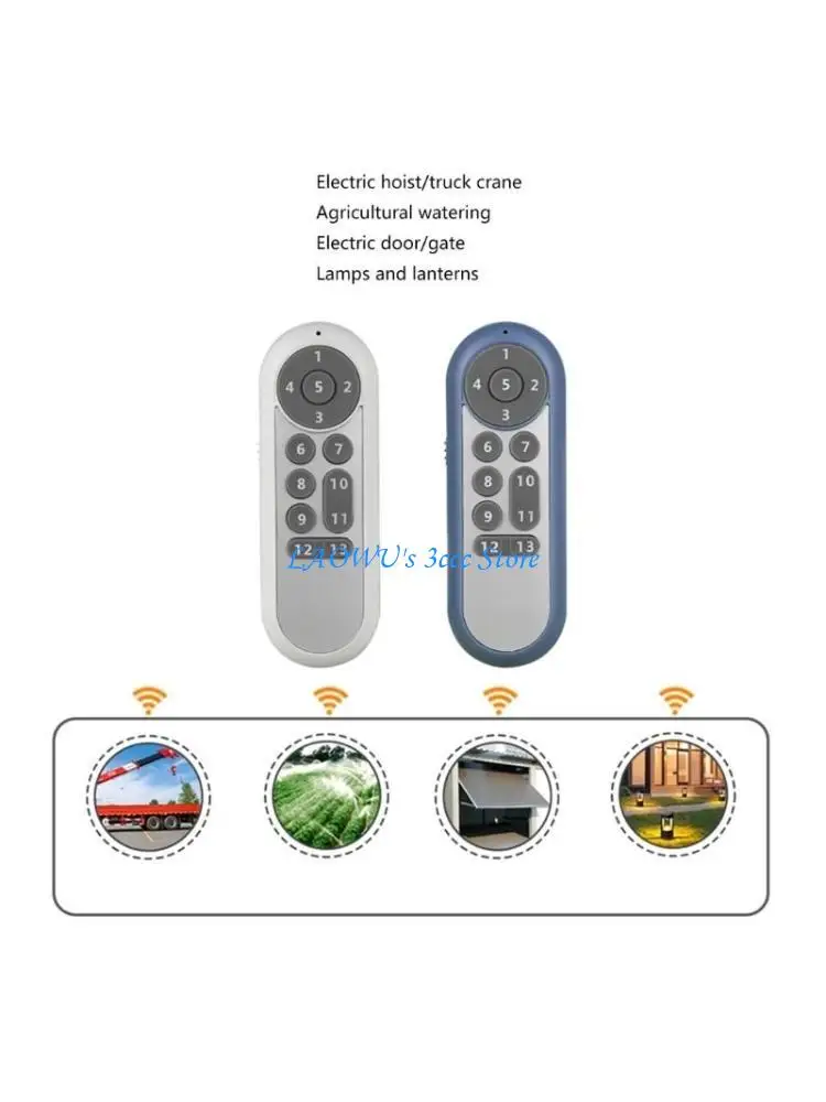 

Y8AD 433MHz Remote Controllers Garage Door Wireless Electric Opener Electric Remote
