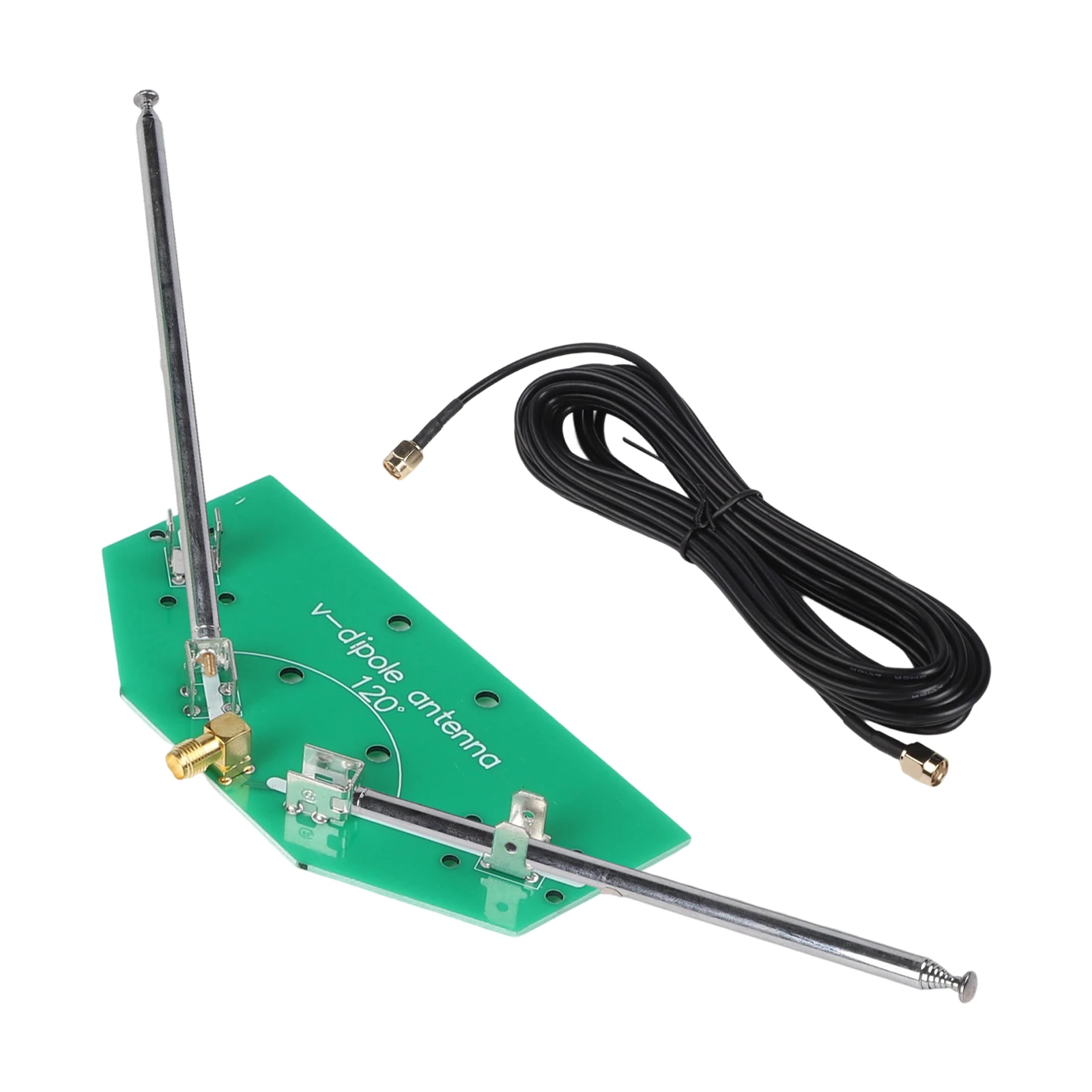 Approx. 180x100x24 Mm V Dipole Antenna Antenna Soldering Assembly Kit PCB Board Material Signal Reception Enhancement