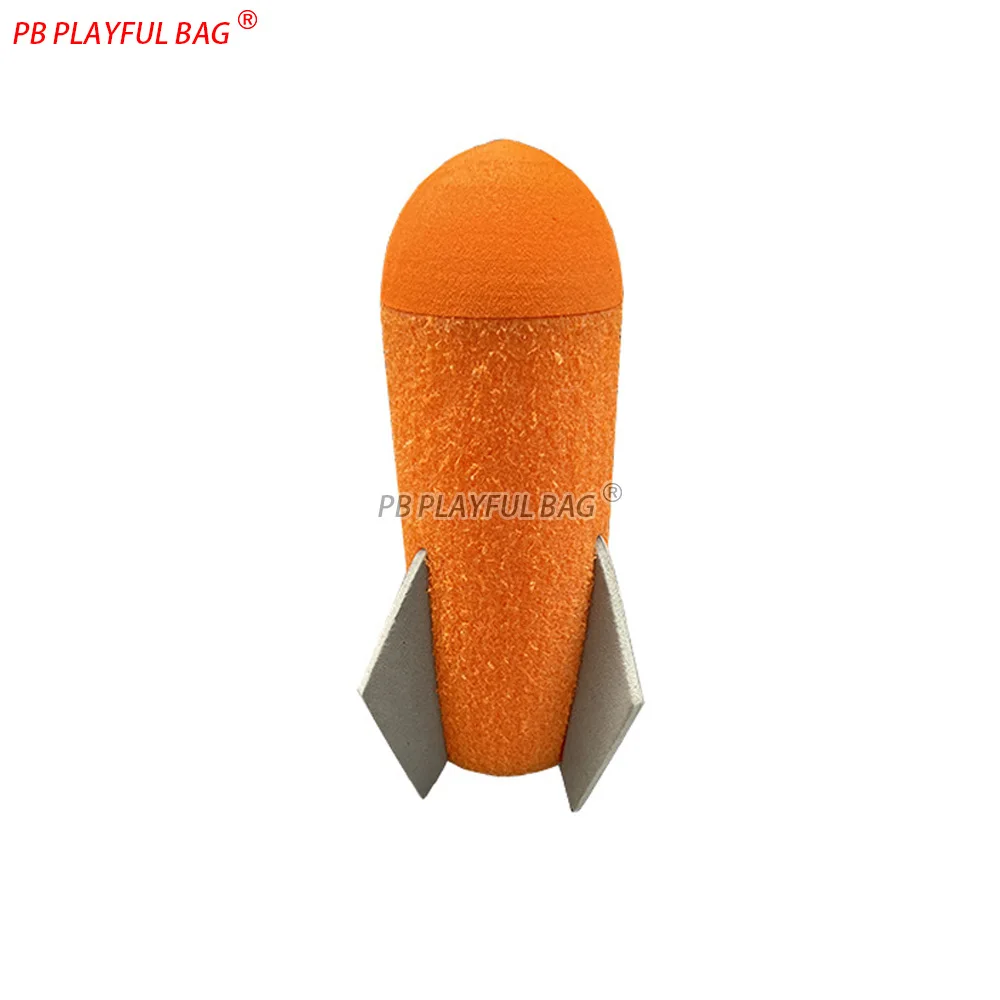 10 stks/set Schuim Raket Accessoires Voor Speelgoed Raketwerper Veiligheid Spons Holle Raket Speelgoed Pistool Munitie QJ138