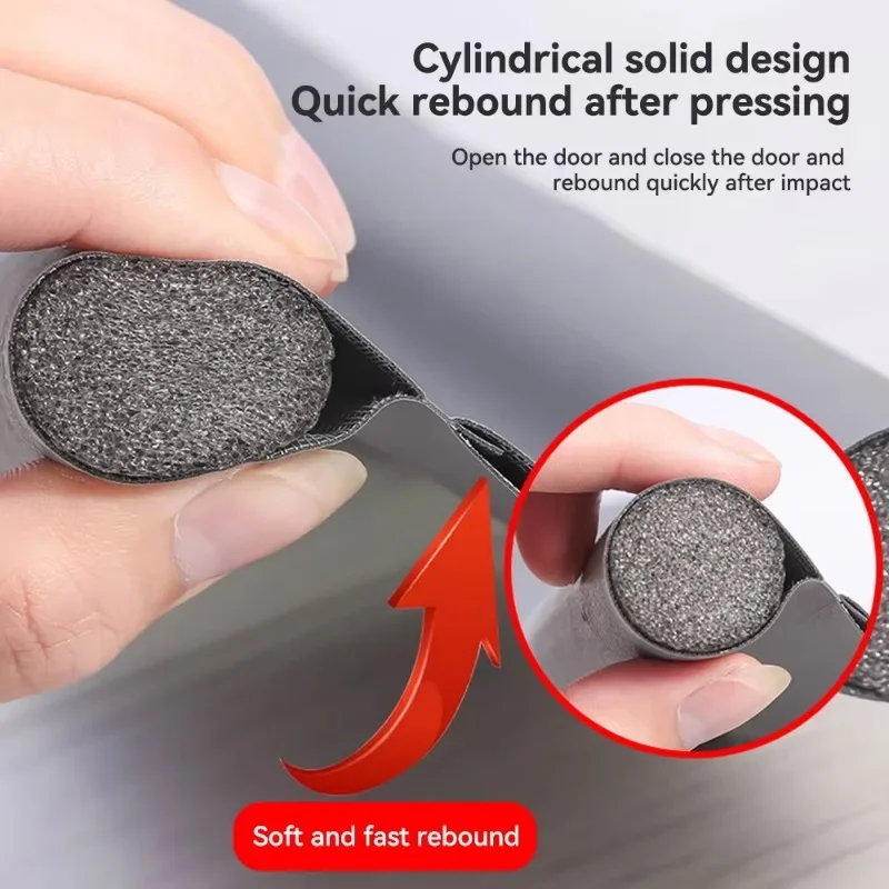 شريط ختم سفلي للباب مقاوم للرياح ، سدادة مسودة سفلية ، رغوة صوتية منزلية ، مانع مانع مانع للبرد ، شريط الطقس المحكم