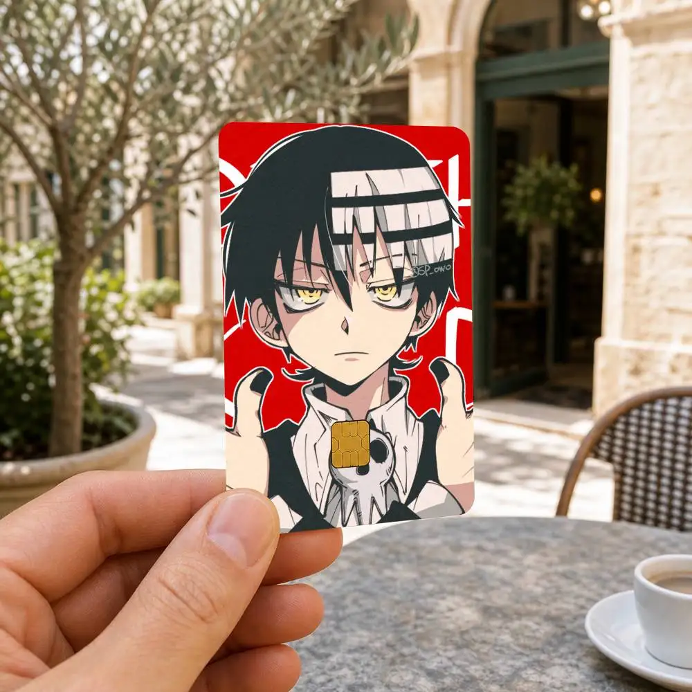 Soul Eater  HD Waterproof Card Skins Protective Stickers for Credit Bank Game Cards