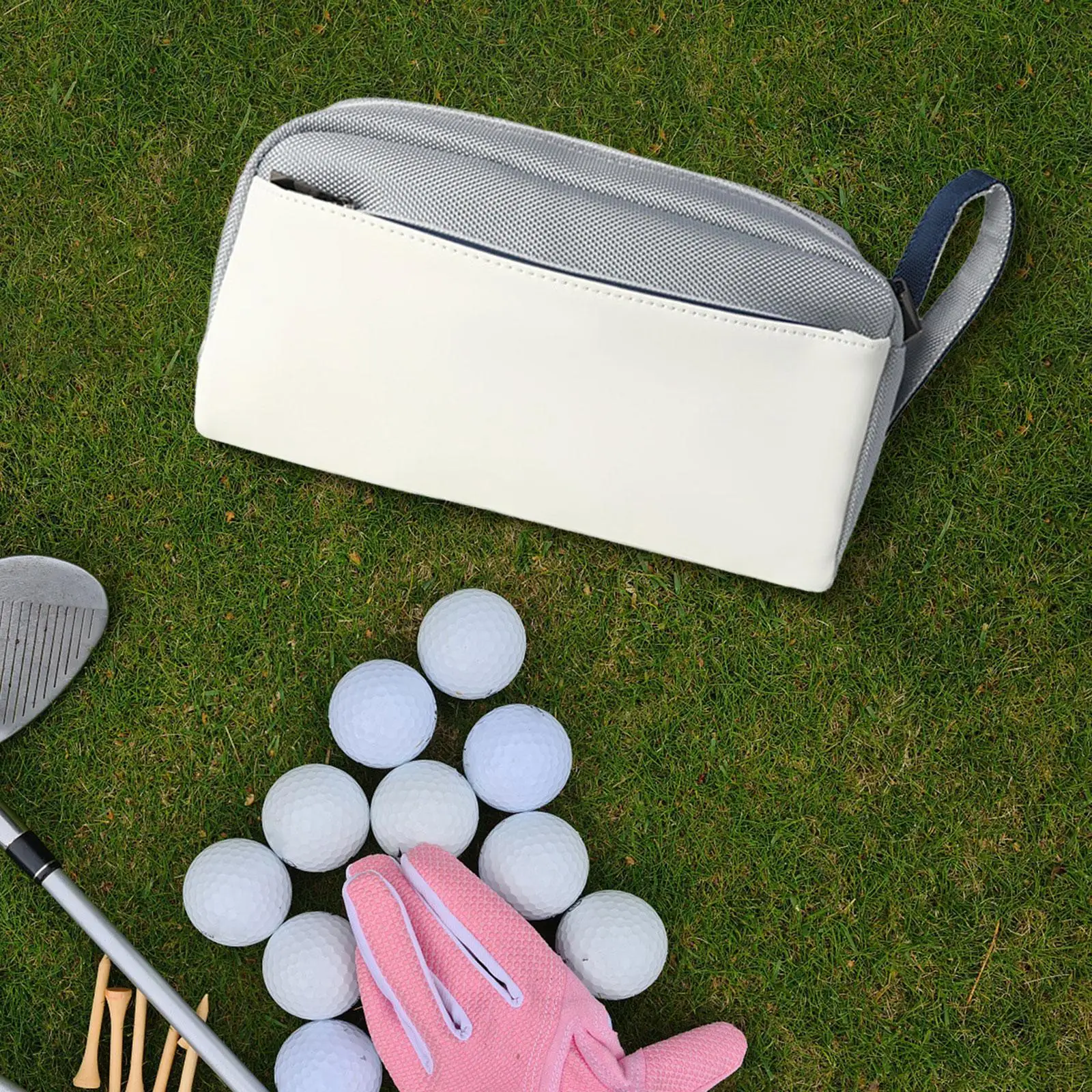 

Сумка для аксессуаров для гольфа Сумка для мячей для гольфа с ремешком на запястье Сумка для гольфа для футболок, телефонов Маркеры для мячей