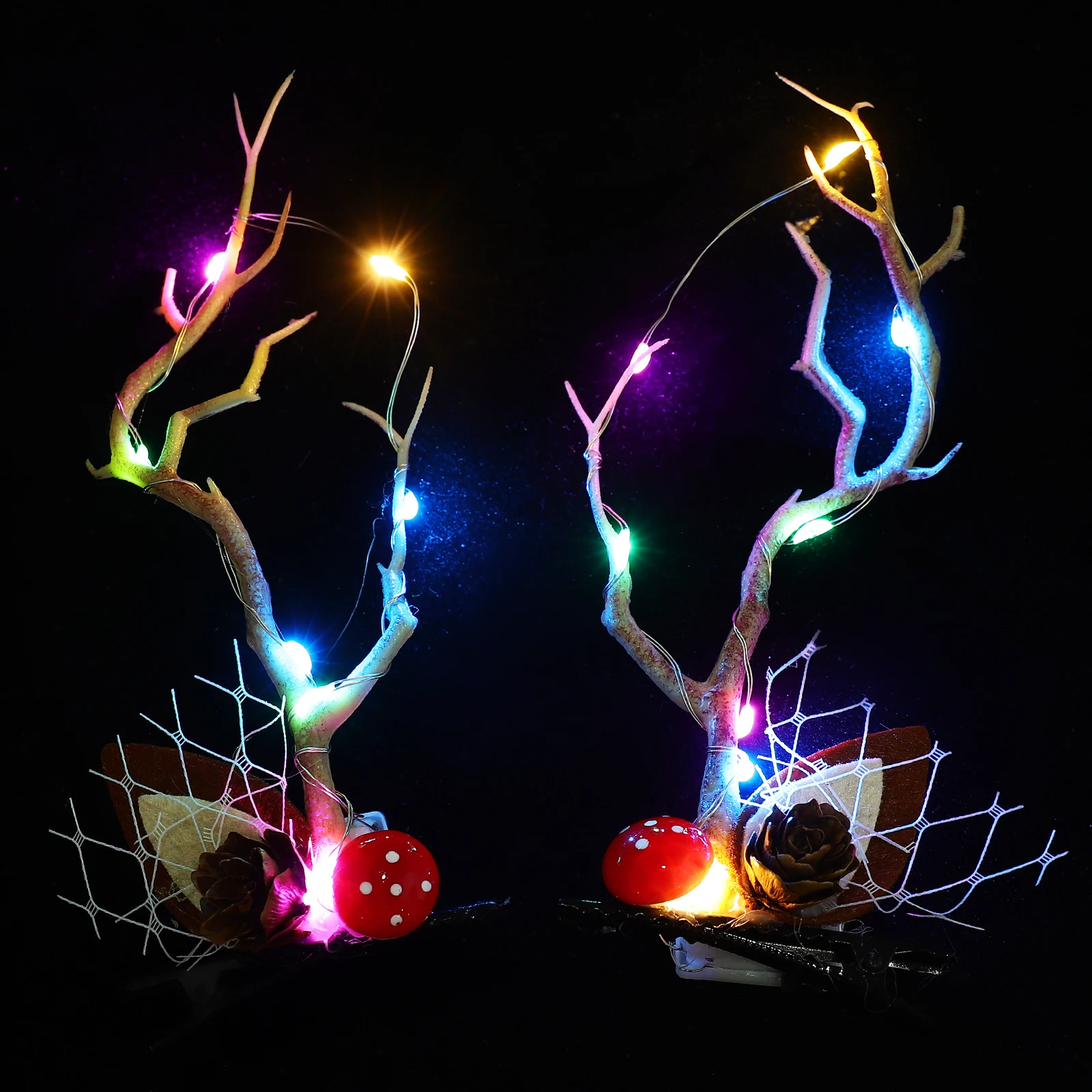 

Unique Antler Barrette Delicate Hairpins Christmas Elk Theme Party Hairpin Grip Modify Hairstyle Photography Role Playing