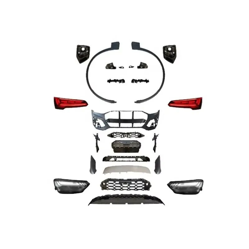 Factory Sold 2016-2018 Q5 Upgrade 2024 Bodykit Front Bumper Headlight Tail Light Rear Bumper Diffuser Hood Body Kits for AUDI