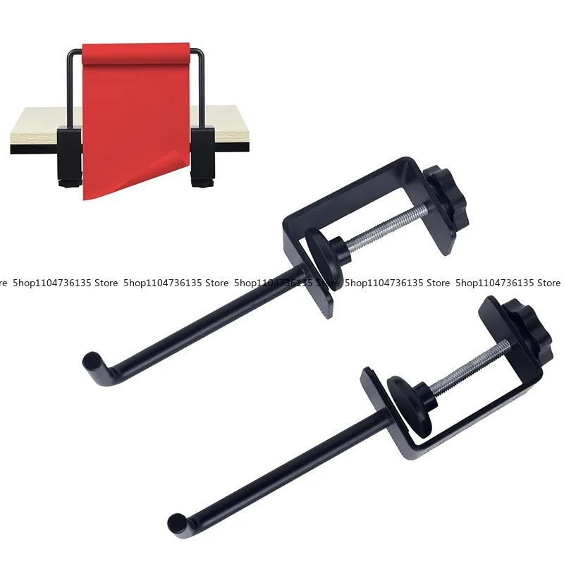 Metal Craft Paper Roll Holder, Adjustable Desktop Paper Roll Dispenser, Suitable for Painting or Craft Packaging