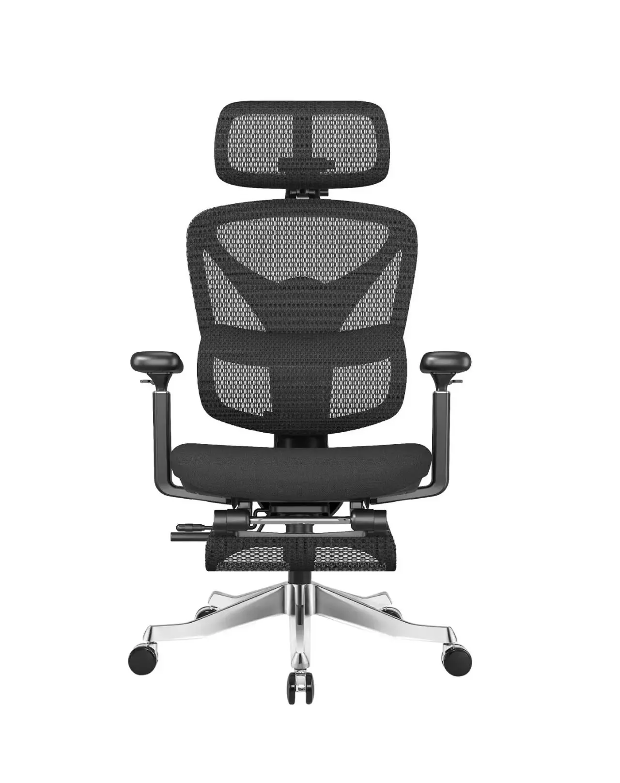 Ergonomic Office Chair with Adjustable Headrest High Back Mesh Breathable Fabric Swivel Executive Chair for Computers