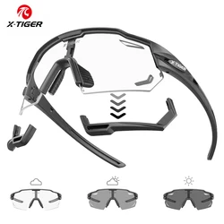 X-TIGER Photochromic Sunglasses Sport Cycling Glasses Adult Outdoor Bicycle Riding Fishing Eyewear Driving Goggles Equipment