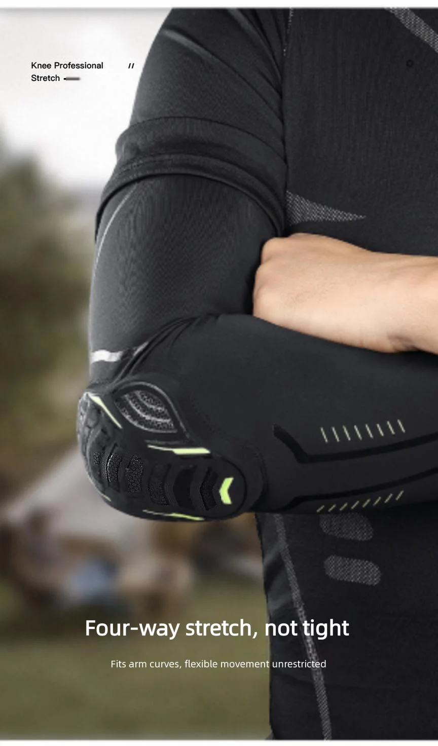 1 piece of ViIico rubber elastic basketball elbow and arm protection gear. Fitness equipment for running and cycling, shock-abso