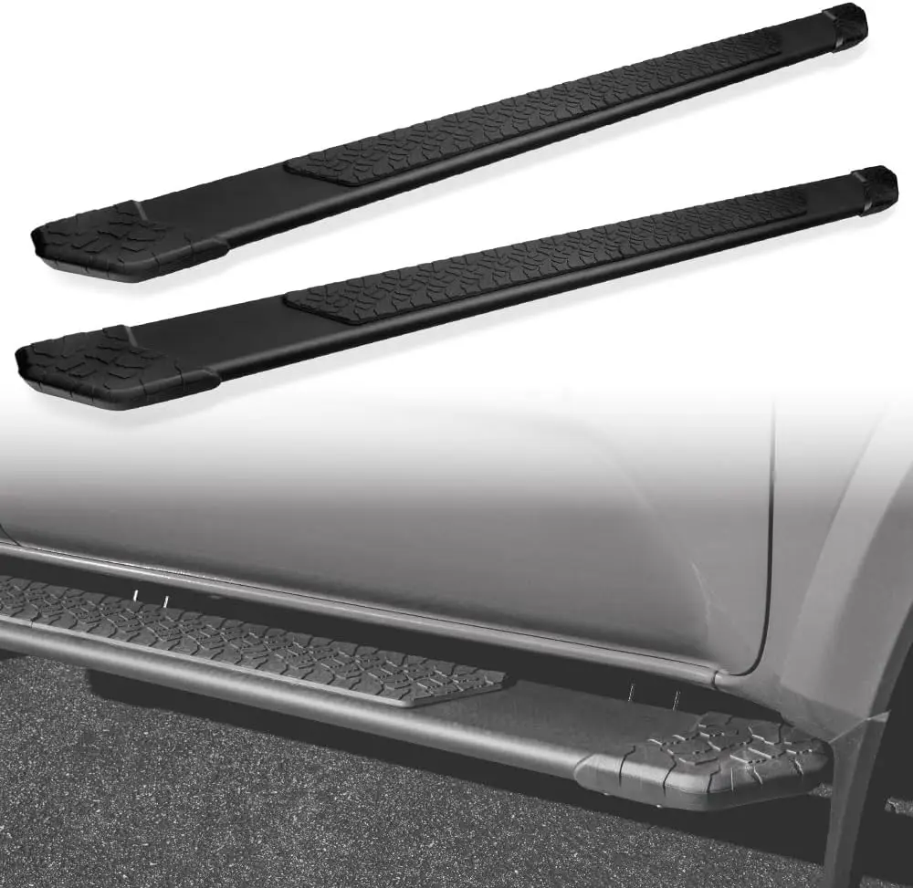 لوحات تشغيل على طراز TI مقاس 5 بوصات | متوافق مع كابينة Toyota Tacoma Access (موسعة) لعام 2005-2023 | 8735817 | أسود مطفي | قضبان نيرف ذات الخطوات الجانبية