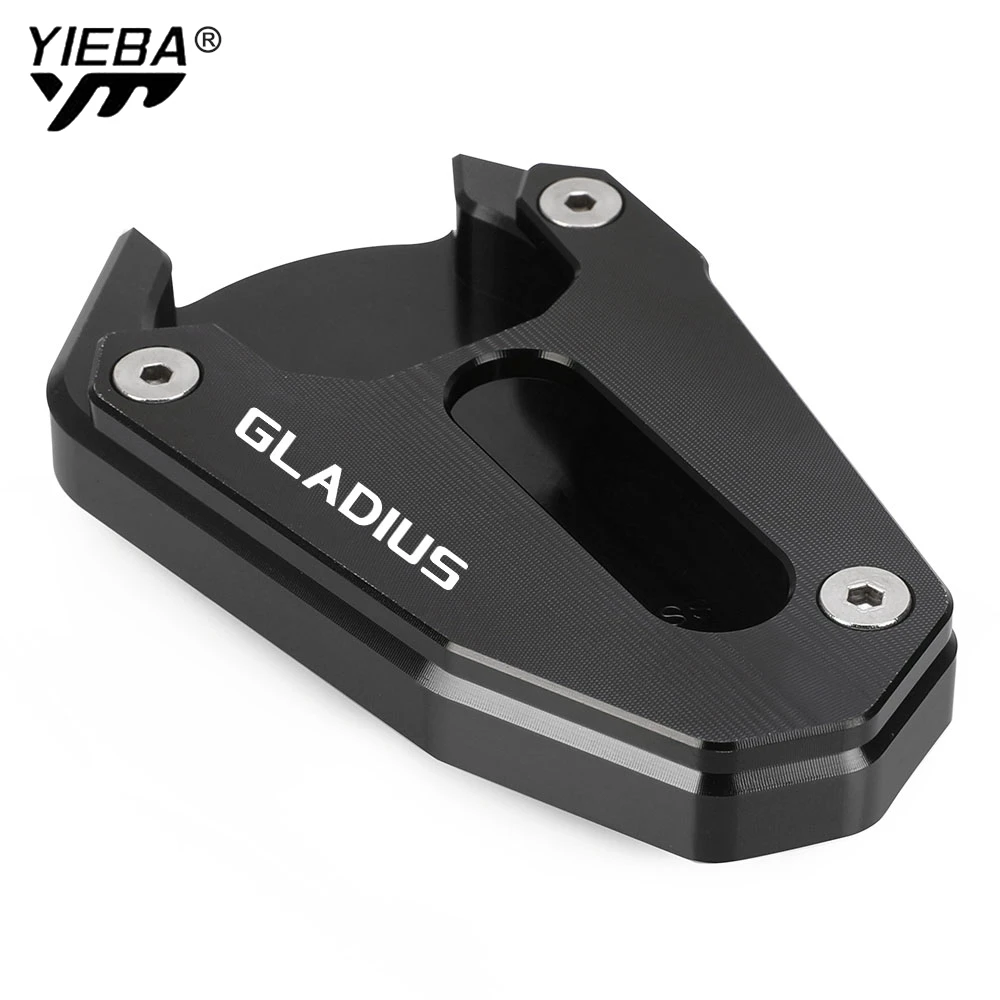 

For Suzuki SV650X Gladius SFV650 SV 650/650X CNC Kickstand Foot Side Stand Extension Pad Support Plate Enlarge SFV 650 SV650