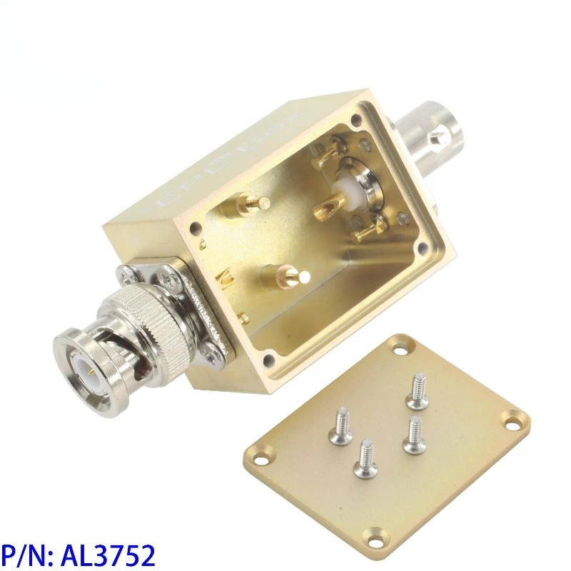 For AL3752 BNC Male and Female 50 Ohms, Impedance Matched Bandpass Filter, Aluminum Case