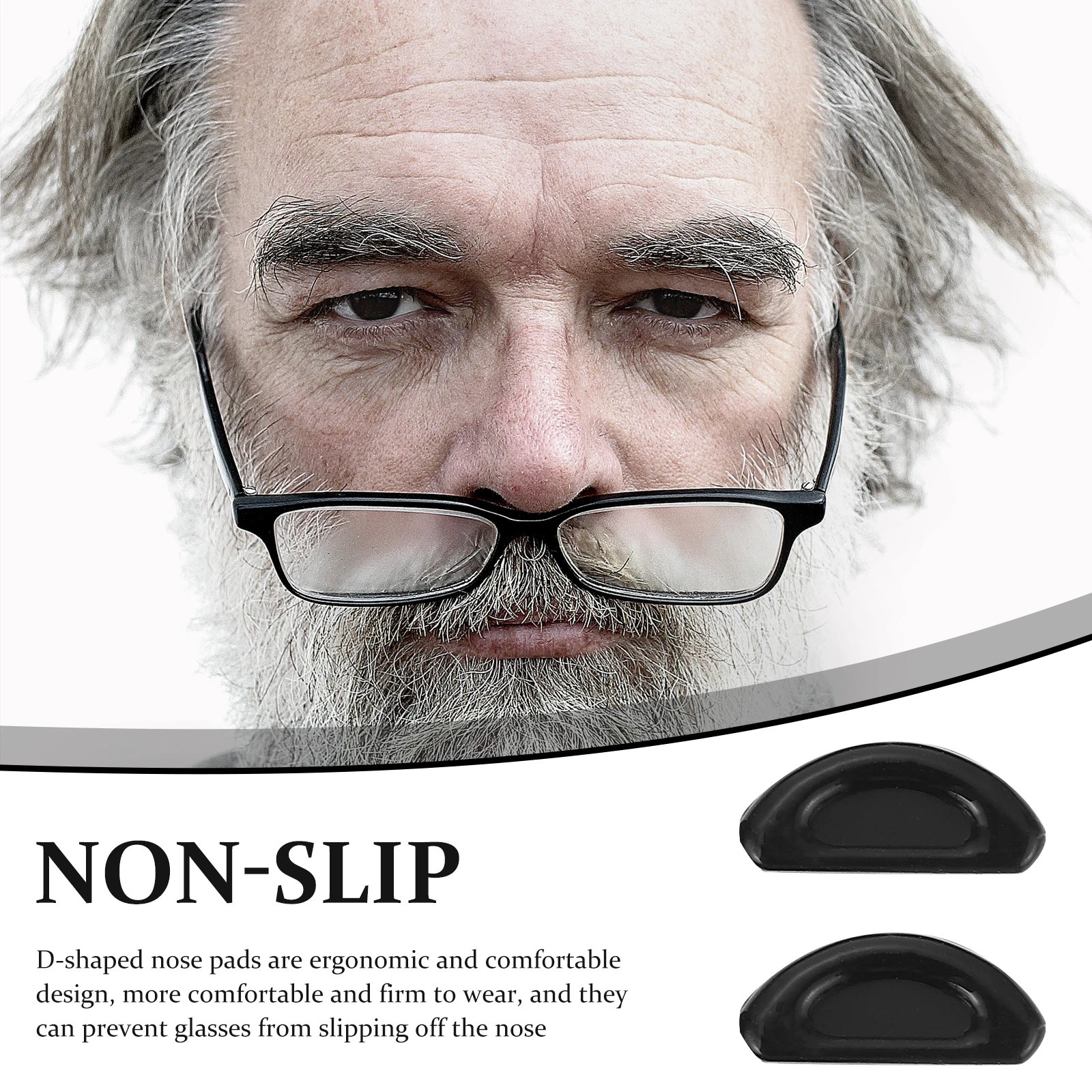 

Silicone Eyeglass Nose Pads Non-Slip Glasses Support Replaceable Nose Gaskets For Eyewear Repair Comfort Fit