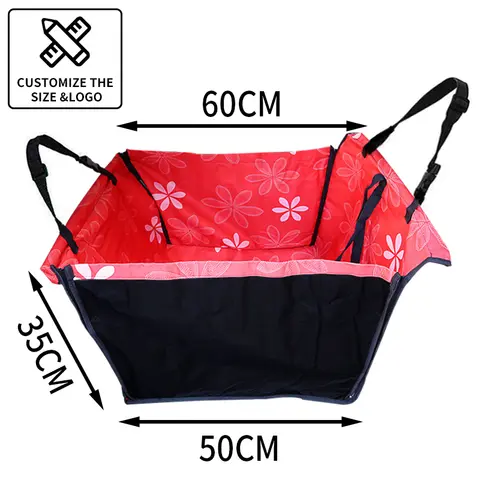 CAWAYI KENNEL Pet Carriers Dog Car Seat Cover Carrying for Dogs Cats Mat Blanket Rear Back Hammock Protector transportin perro 10 best sales pet car seat cover - №7