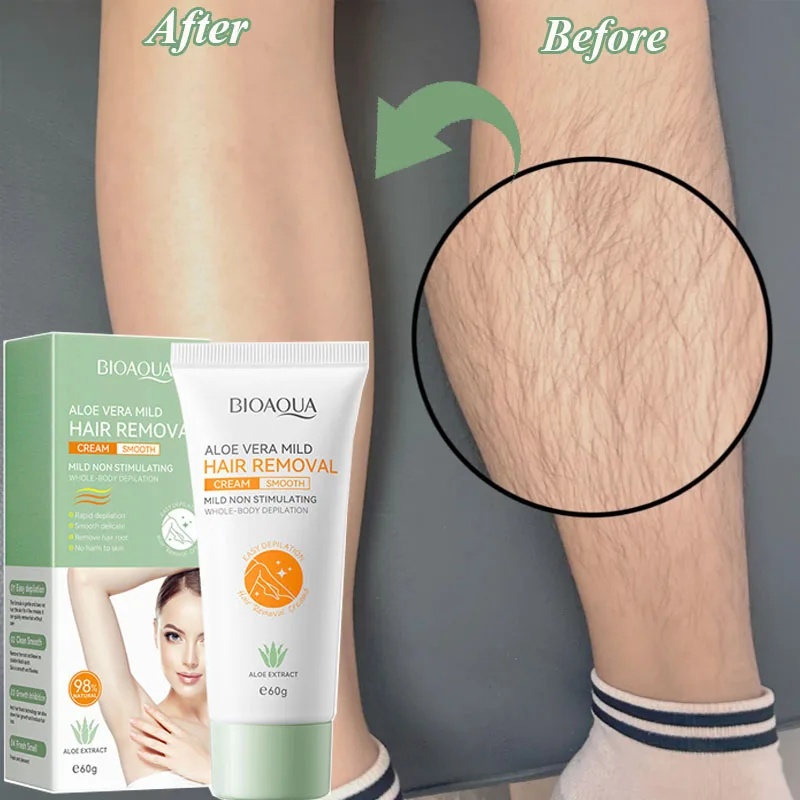 

Painless Body Hair Removal Cream Hair Growth Inhibitor Arm Underarm Legs Fast Hair Remover for Men Women Skin Beauty Care 60g