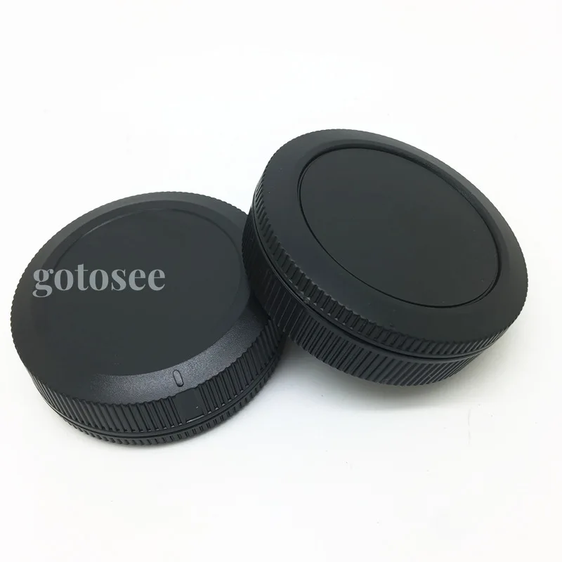 Lens Protector ABS Lens Cap + Lens Cover Set For Canon EOSR Front and Rear Caps Photography Accessories