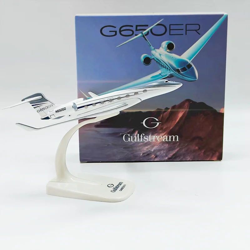 16 سنتيمتر جلفستريم الفضاء G650er سبيكة الصلبة الطائرات محاكاة الانتهاء تذكارية هواية جمع لعبة الديكور هدية