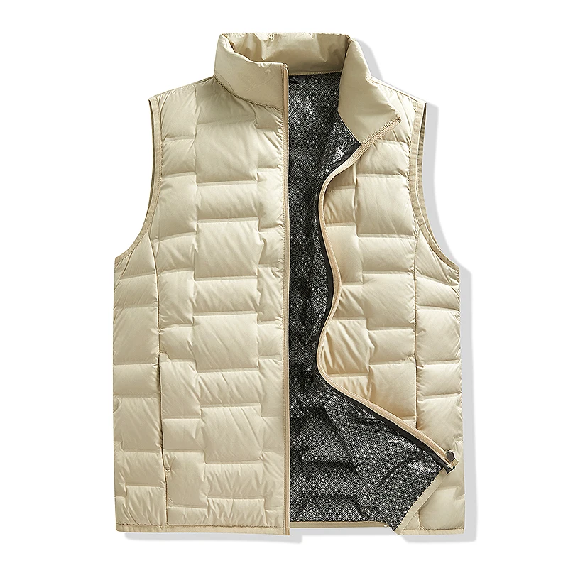 

Dowm Waistcoat Brand Men Vest Slim Fit Veste Outdoor Male Winter Clothing Vest Jacket Mens Korean-style Warm Sleeveless Jacket
