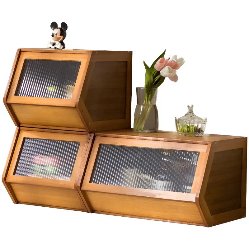 

Desktop storage box with lid Large capacity snack sundries sorting basket box Cream wind play stationery Clothes storage box