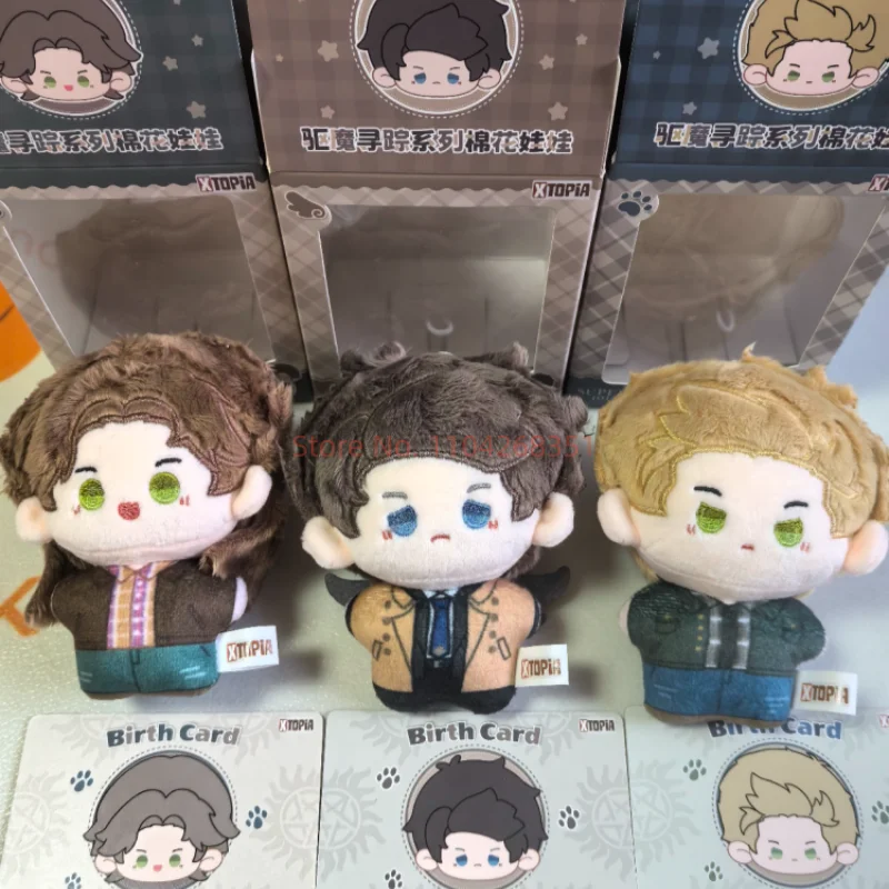 

Supernatural Exorcism Tracking Series Dean Plush Doll With Birth Card Collectible Toy For Supernatural Fans Collection Gift